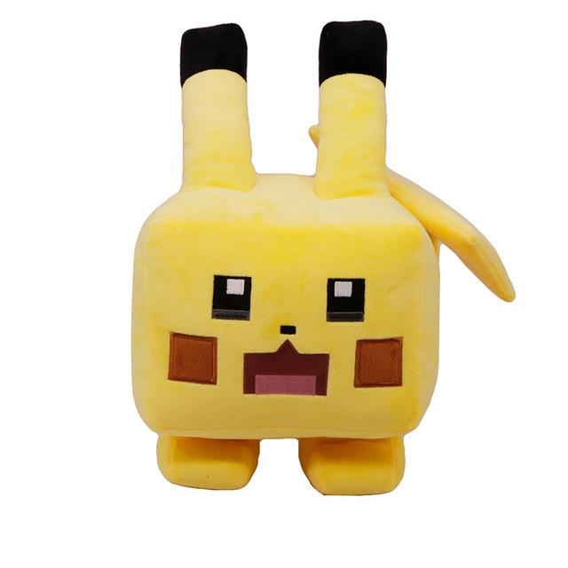 Peluche Pikachu version Minecraft 20cm